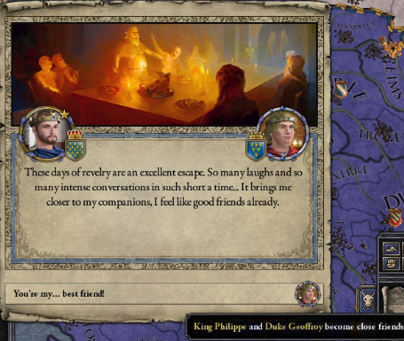 Phillipe befriends Geoffrey, Duke of Anjou December 1074.PNG